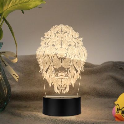 Lion-Art Lion Head Design Lamp